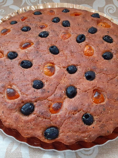 Foto di Focaccia di barbabietola rossa