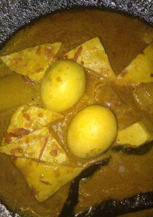 Foto resep Opor telur tahu