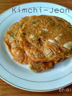 Foto resep Kimchi-Jeon / Pancake Kimchi