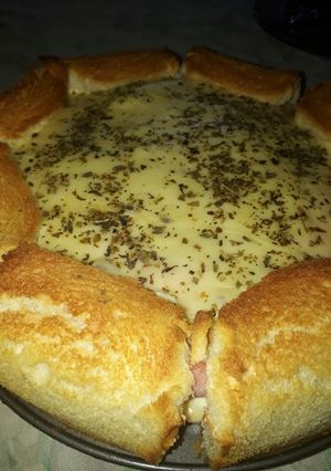 Foto de Misto Quente Gigante com Requeijão