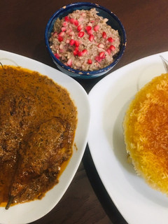 عکسی از دستور بادمجون شکم پر گیلانی