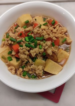 Foto resep Tahu ayam cincang