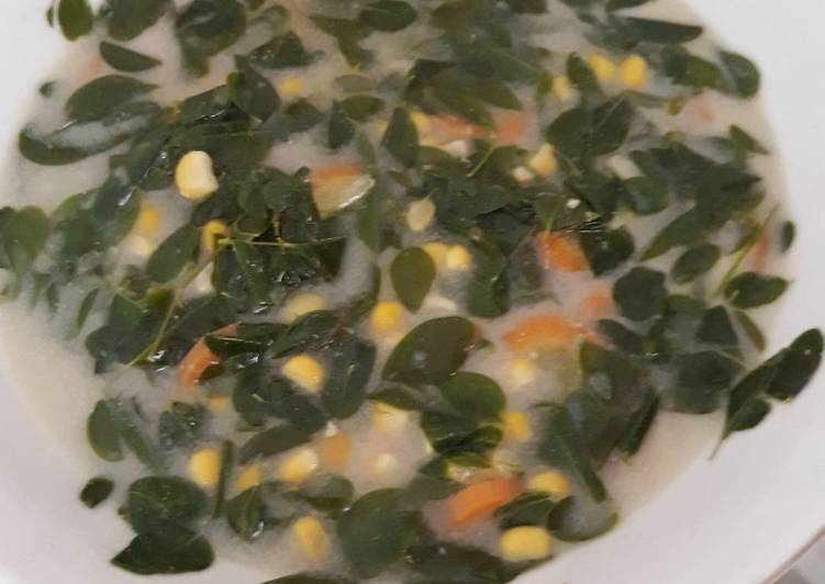 Resep Sayur bobor daun kelor yang Menggugah Selera