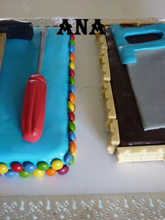 Una foto de Torta herramientas cumpleaños de varón de 2 años