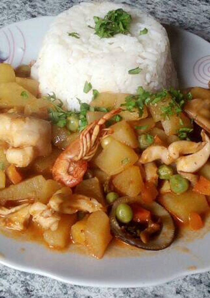 Una foto de Cau cau de mariscos