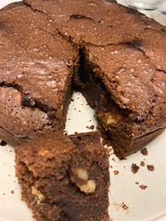 Una foto de Brownie de chocolate