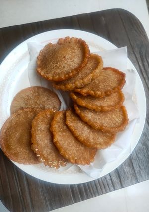 Foto resep Kue cucur gula merah rasa jahe wijen
