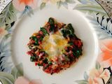 Chorizo con espinacas y queso