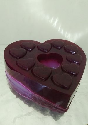 Foto resep Puding buah naga kelapa