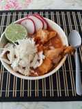 Pozole delicioso de cerdo y pollo