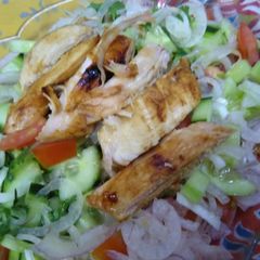 A picture of Salad with Grilled Chicken.