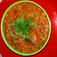 A picture of Tamatar karonde ki chutney.