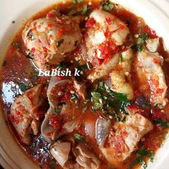 A picture of Chicken peppersoup.