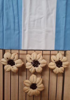 Una foto de Girasoles de pan y chocolate 🌻 🌻 🌻 🌻 🌻 🌻