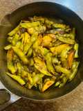 Sem Phali & Aloo Fry (broad beans & Potato)