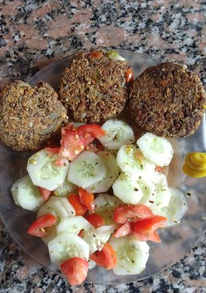 Una foto de Hamburguesas de lentejas. Fáciles y livianas