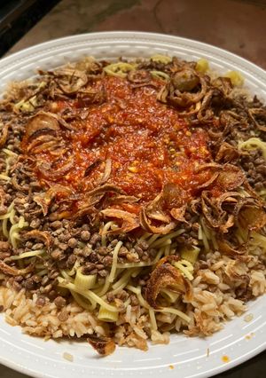 صورة لوصفة كُشري 🍝