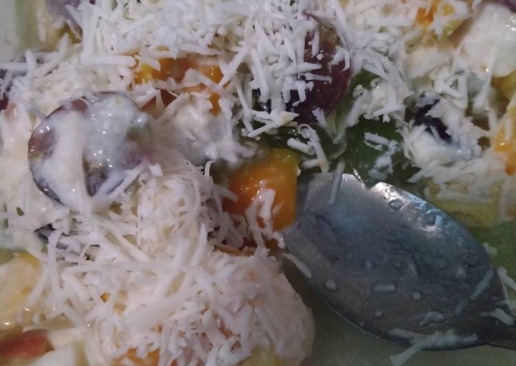 Resep Salad buah Mayumi Lezat