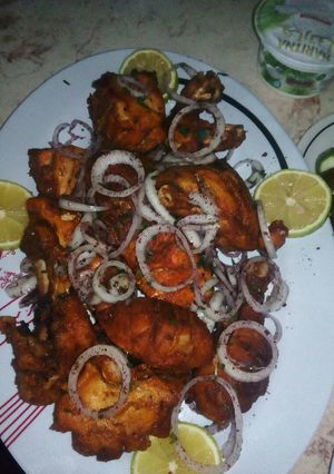 صورة لوصفة دجاج مقلي