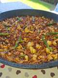 Fideuá with Cuttlefish and Asparagus