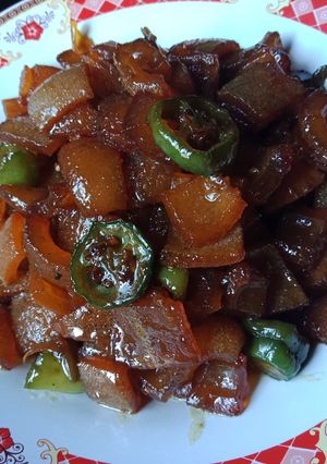 Foto resep Kulit Sapi Kecap Cabai Gendot