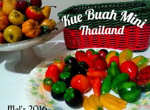 Foto resep Kue buah mini 🍎🍓🍌🍉- Thailand (Kanom Look Choup)