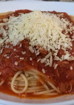 Una foto de Salsa Napolitana con Pollo