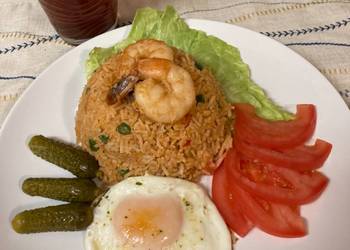 How to Cook Perfect Nasgor Udun UDang tUNaTuna Shrimp Fried Rice