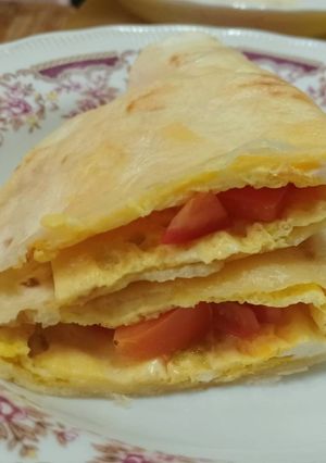 รูปของ ตอติญ่าห่อไข่ (Wrap)