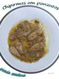 Chipirones con Pimientos y Picada Catalana