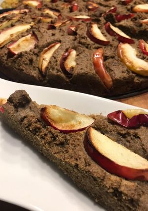 Fitt almatorta recept fotója
