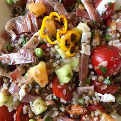Minty Melons and Lentils Salad A picture of Minty Melons and Lentils Salad.