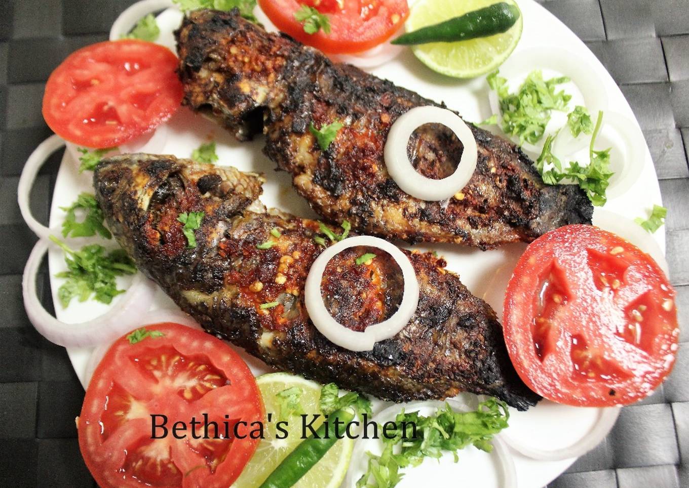 Grilled Koi Maach (Climbing Perch Fish)
