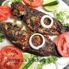 A picture of Grilled Koi Maach (Climbing Perch Fish).