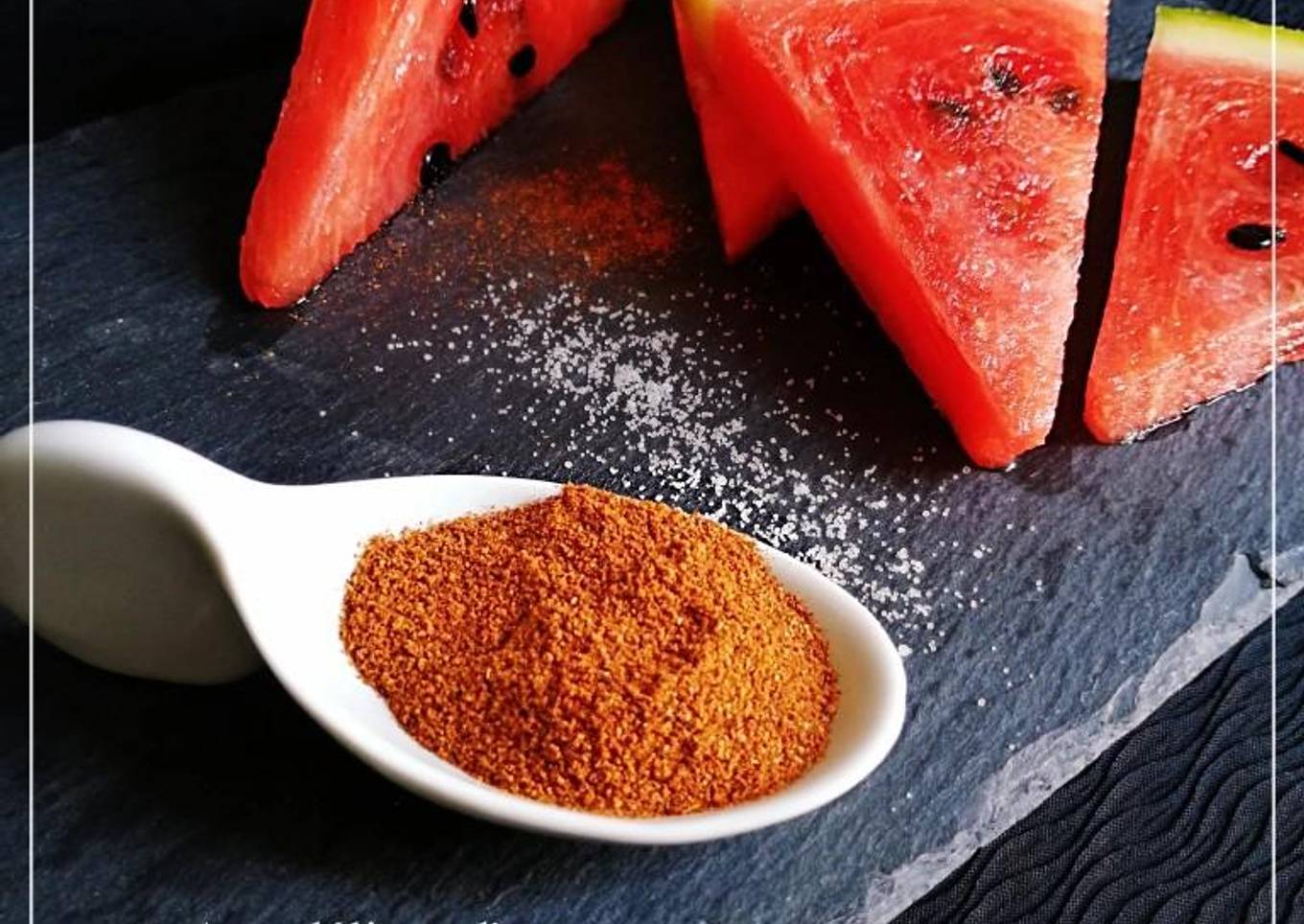 La pastèque au sel, sucre et piment