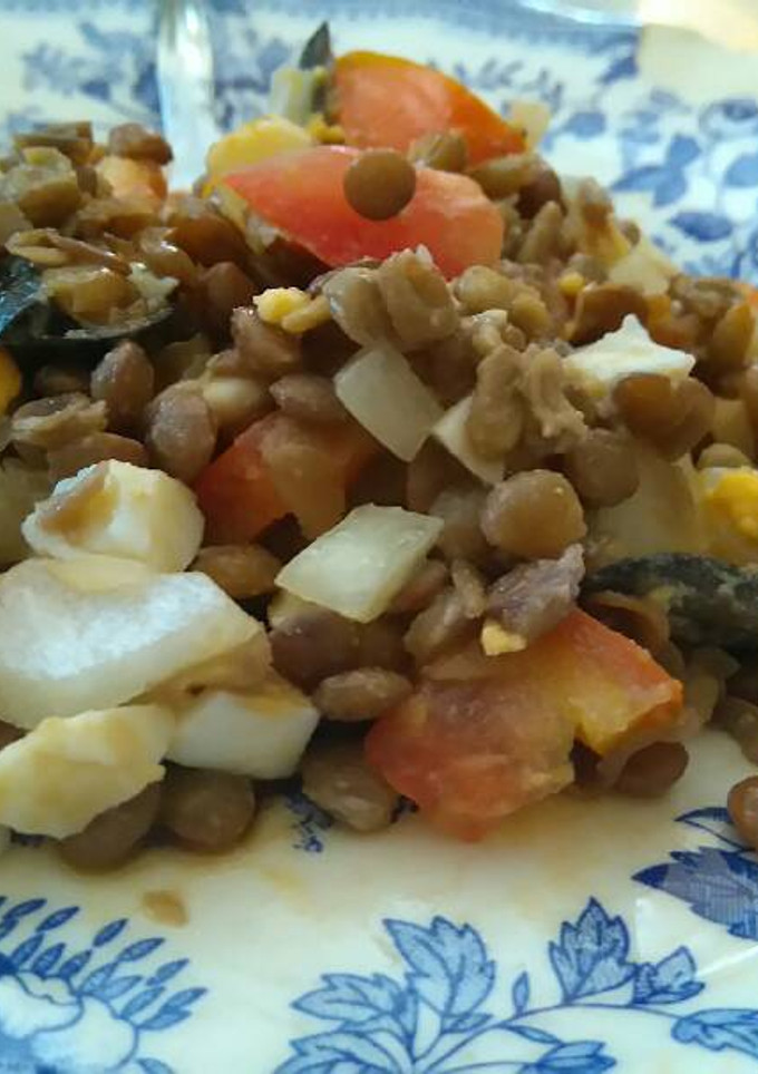 Una foto de Ensalada de legumbres