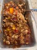 Peach (any fruit) cobbler air fryer