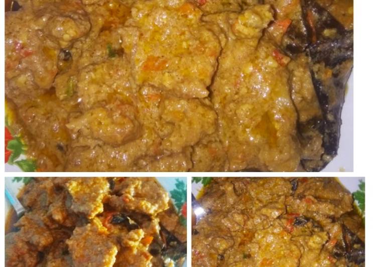 Rendang sapi basah