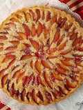 Frangipane plum flan