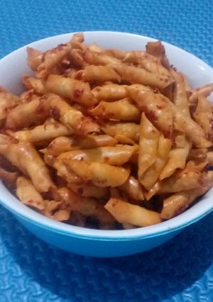 Foto resep Kacang sembunyi daun jeruk