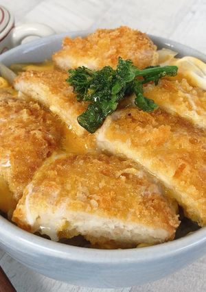 A picture of Soft Chicken Katsu Donburi.
