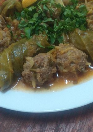 صورة لوصفة دولمة الملفوف وشهية طيبة 🎉🎉🎉
