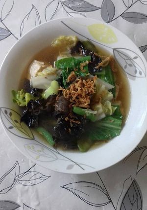 Foto resep Sop Ayam jamur