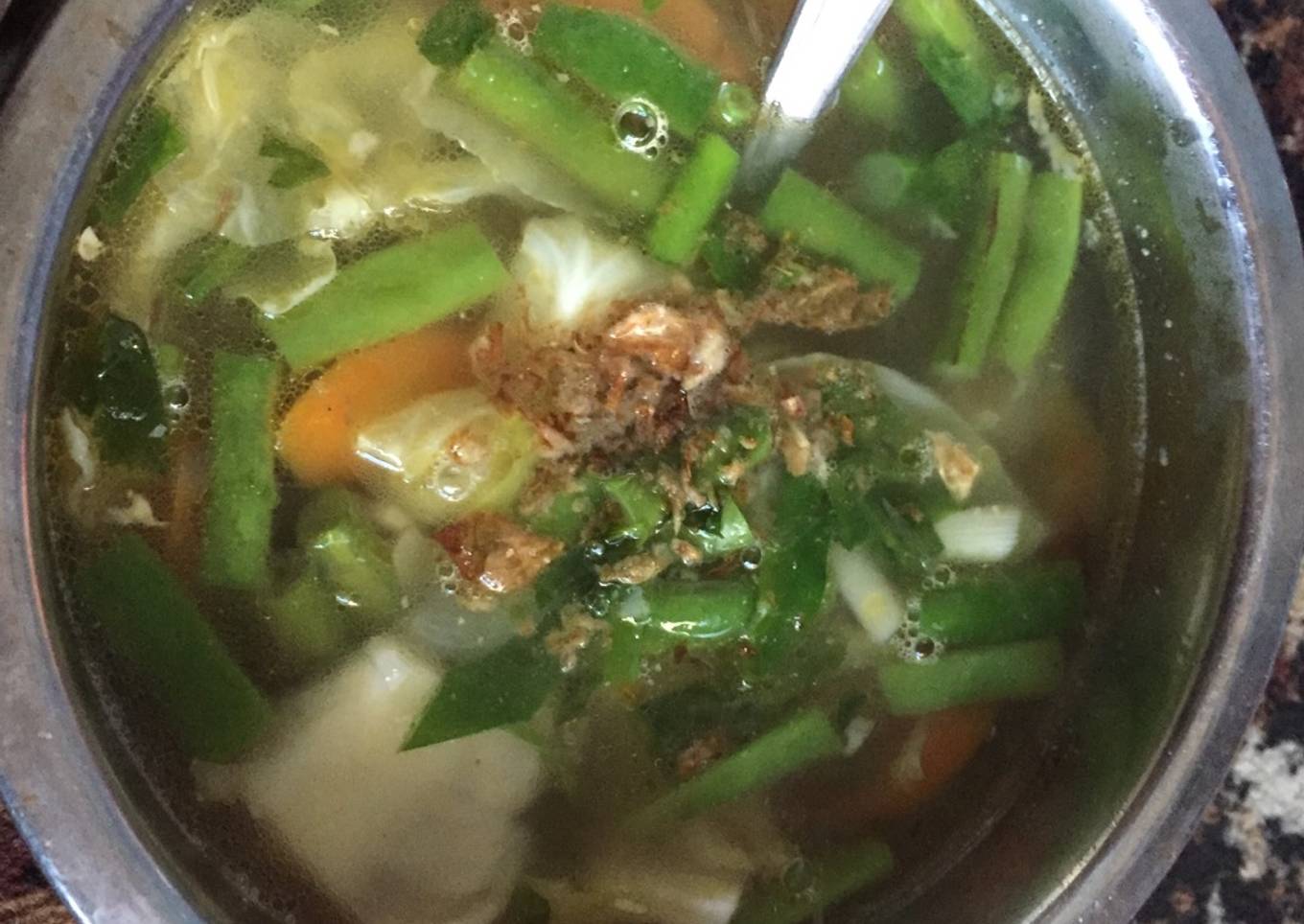 Sayur sop biasa azahh😂