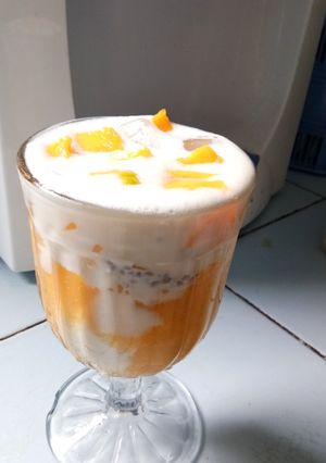 Foto resep Mango cheese milk