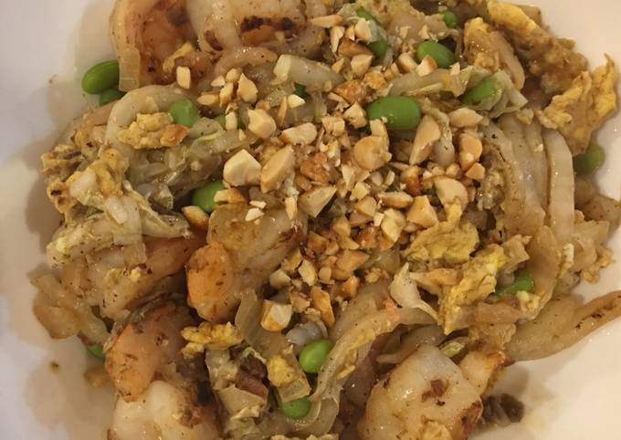 Simple Way to Prepare Any-night-of-the-week Thai Peanut Shrimp with
Edamame