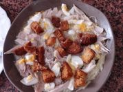 Una foto de caldo de sopa de picadillo