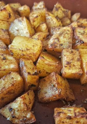 Una foto de Dados especiados de patata