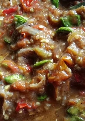 Foto resep Sambal Simatte (terasi, tomat, pete)