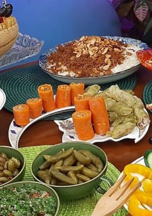 صورة لوصفة جزر محشي مقبلات